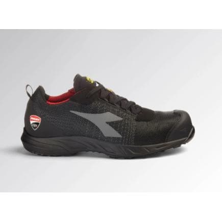 DIADORA UTILITY 701.181221-C0200/45 - Chaussure de sécurité basse FLY MOTOR MTX LOW S3L FO SR HRO SC ESD Noir/Noir