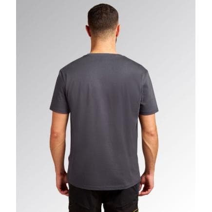DIADORA UTILITY 702.180804-75148/3XL - T-shirt à manches courtes 100 % coton avec imprimé graphique 1998 Gris Périscope