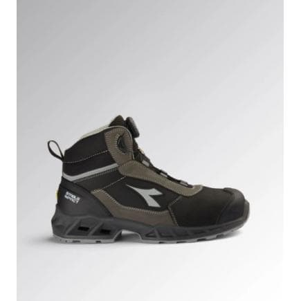 DIADORA UTILITY 701.180611-C2680/46 - Chaussure de sécurité haute SHARK ST IMP LEA Q MID S3S FO SR SC ESD, Noir