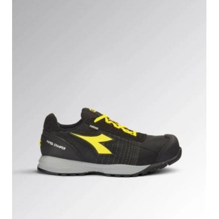 DIADORA UTILITY 701.181133-C1463/43 - Chaussure de sécurité basse GLOVE MDS MTX LOW S1PS HRO FO SR SC ESD, Noir/Jaune