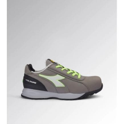 DIADORA UTILITY 701.181135-C9546/41 - Chaussure de sécurité basse GLOVE MDS LOW S3S FO HRO SR, Charbon/Vert fluo