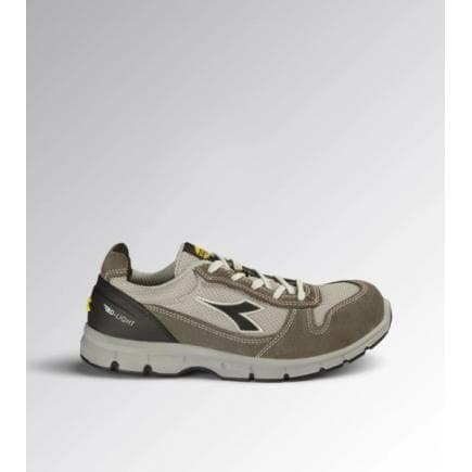 DIADORA UTILITY 701.181156-C0493/43 - Chaussure de sécurité basse RUN TEXT LOW S1PS FO SR ESD, Rocher du château/Aluminium