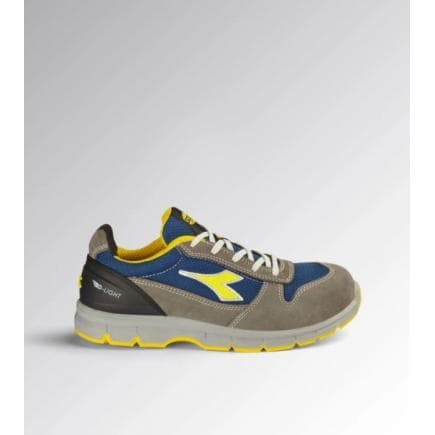DIADORA UTILITY 701.181156-C4906/45 - Chaussure de sécurité basse RUN TEXT LOW S1PS FO SR ESD, Castle rock/Panneau bleu
