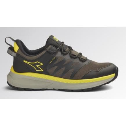 DIADORA UTILITY 701.182045-C0066/41 - Chaussure de sécurité basse FREEDOM LOW O6 SR, Gris marron/Jaune