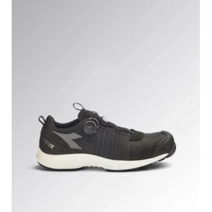 DIADORA UTILITY 701.182330-C0641/46 - Chaussure de sécurité basse FLY LT MTX B LOW S3L FO SR HRO SC ESD, Noir/Blanc