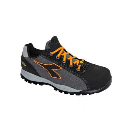 DIADORA UTILITY 701.173657-C8321/41 - Chaussures de sécurité basses GLOVE NET LOW PRO S1P HRO SRA ESD, grises / oranges