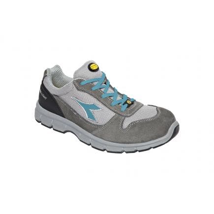 DIADORA UTILITY 701.175305-C8311/47 - Chaussures de sécurité basses RUN TEXT LOW S1P SRC ESD, grises / bleues