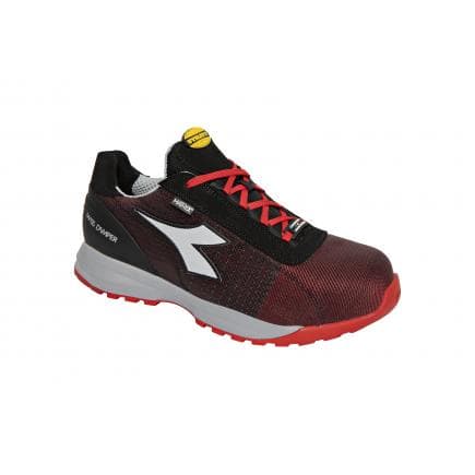 DIADORA UTILITY 701.176198-C6213/47 - Safety Shoes GLOVE MDS MATRYX LOW S1P HRO SRC, red / grey