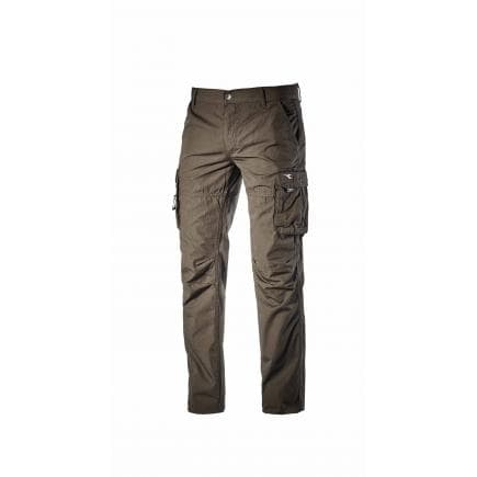 DIADORA UTILITY 702.160305-80006/XL - Pantalon cargo de travail pour l’été WIN II ISO 13688:2013, marron