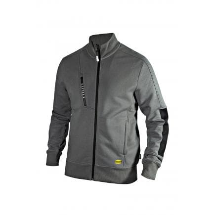 DIADORA UTILITY 702.175943-75070/3XL - Sweat-shirt de travail pour l'hiver FZ LITEWORK, gris