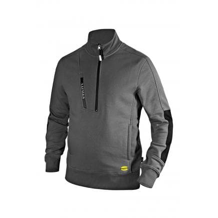 DIADORA UTILITY 702.175944-75070/M - Sweat-shirt de travail pour l'hiver HZ LITEWORK, gris