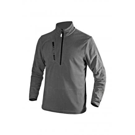 DIADORA UTILITY 702.175947-75070/L - Sweat-shirt de travail pour l'hiver en micropolaire POKET LITEWORK, gris