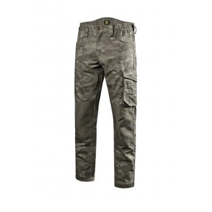 DIADORA UTILITY 702.176197-75012/XL - Pantalon Performance de travail pour l’été ROCK CAMO ISO 13688:2013, gris