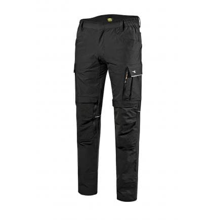 DIADORA UTILITY 702.176200-80013/XL - Pantalon Performance de travail toutes saisons TECH PERFORMANCE ISO 13688:2013, noir