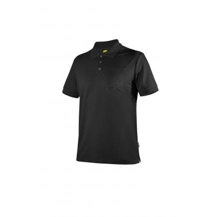DIADORA UTILITY 702.176227-80013/XL - Polo de travail pour l'été MC INDUSTRY, noir