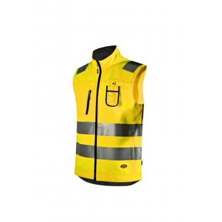 DIADORA UTILITY 702.176229-97034/XL - Veste de travail toutes saisons, haute visibilité HV ISO 20471, jaune