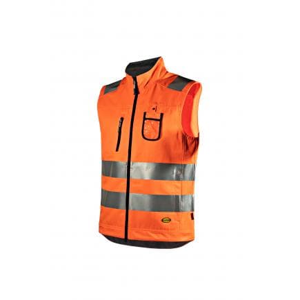 DIADORA UTILITY 702.176229-97035/M - Veste de travail toutes saisons, haute visibilité HV ISO 20471, orange