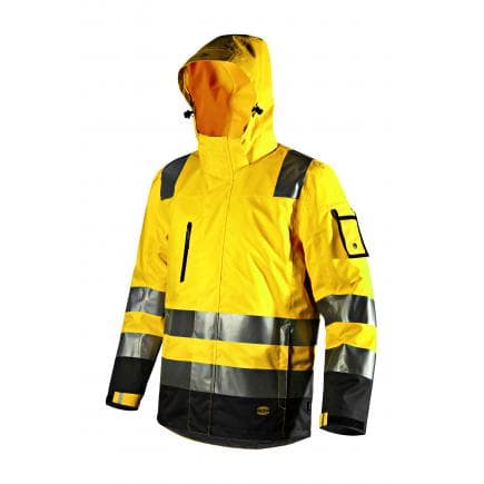 DIADORA UTILITY 702.176231-97034/XXL - Veste de travail pour l’hiver, haute visibilité HV ISO 20471, jaune