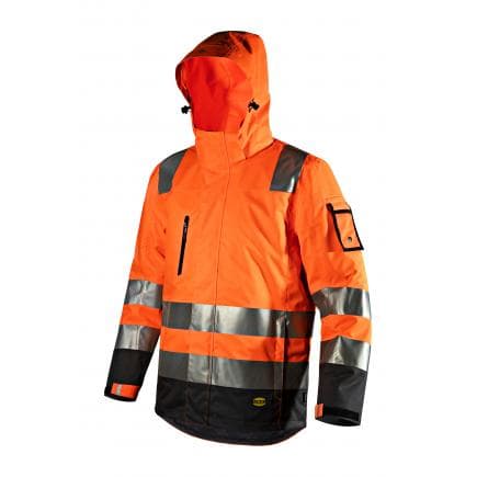 DIADORA UTILITY 702.176231-97035/XL - Veste de travail pour l’hiver, haute visibilité HV ISO 20471, orange