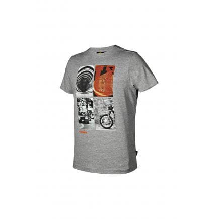 DIADORA UTILITY 702.176914-C5493/L - Summer work T-shirt GRAPHIC ORGANIC, grey