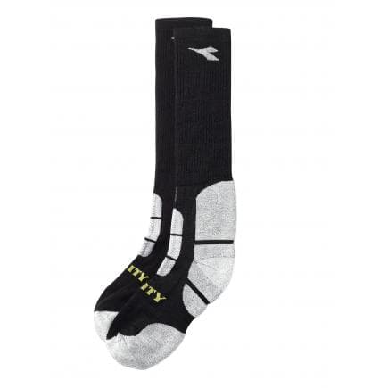 DIADORA UTILITY 703.159685-C4699/XL - Chaussettes de travail pour l’hiver en laine mérinos, noires / grises
