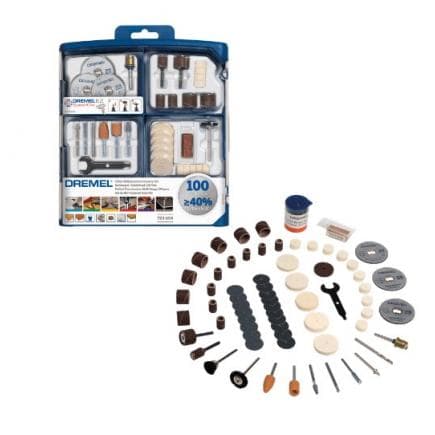 DREMEL 2615S723JA - 723 - Ensemble d'accessoires polyvalents (100 pcs.)