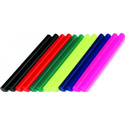 DREMEL 2615GG05JA - GG05 - Bâtons de colle colorés 7mm pour pistolet à colle 920 et 930 (basse température)