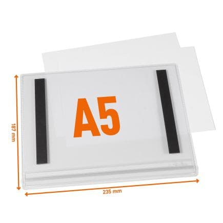 DURABLE 5058-19 - Enveloppe magnétique imperméable A5