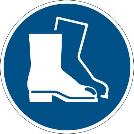 DURABLE 1733-06 - Pictogramme au sol "Chaussures de sécurité obligatoires"