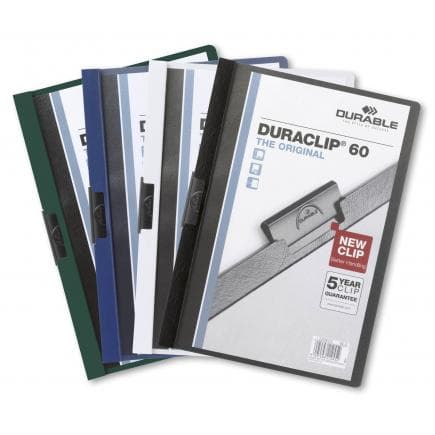 DURABLE 2238-07 - Chemise avec clip DURACLIP® 60, détaillant (lot muliple)