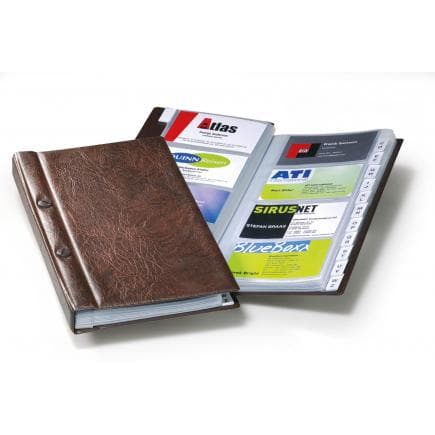 DURABLE 2382-11 - Album cartes de visite VISIFIX®, marron