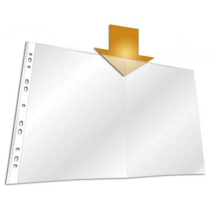 DURABLE 2670-19 - Enveloppe perforée BUSINESS A3 en PPL (lot muliple)