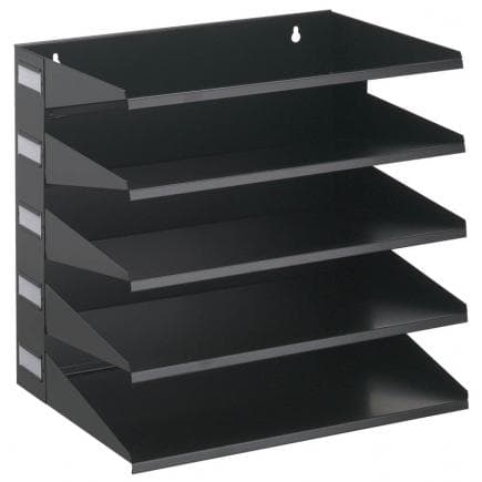 DURABLE 3360-01 - Module de tri du courrier avec 5 étagères A4