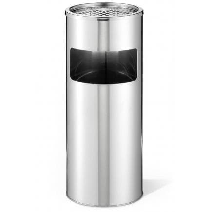 DURABLE 3373-23 - Panier inox cylindrique 17L avec cendrier