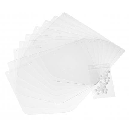 DURABLE 3434-19 - Panneaux de remplacement pour visière de protection PRO (lot muliple)