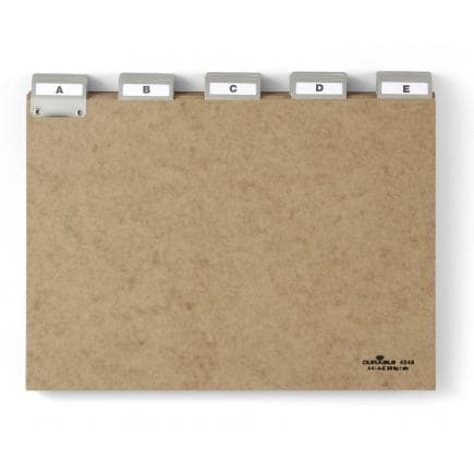 DURABLE 4245-11 - Intercalaires A4 5/5 clés A-Z en carton riveté