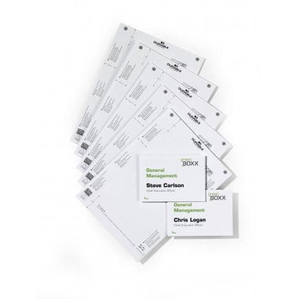 DURABLE 4851-02 - Inserts de rechange 149x105,5 mm (lot muliple)
