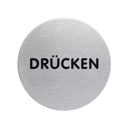 DURABLE 4900-61 - Pictogramme "DRÜCKEN/PUSH" ø 65 mm