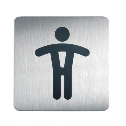 DURABLE 4954-23 - Pictogramme WC homme 150x150 mm