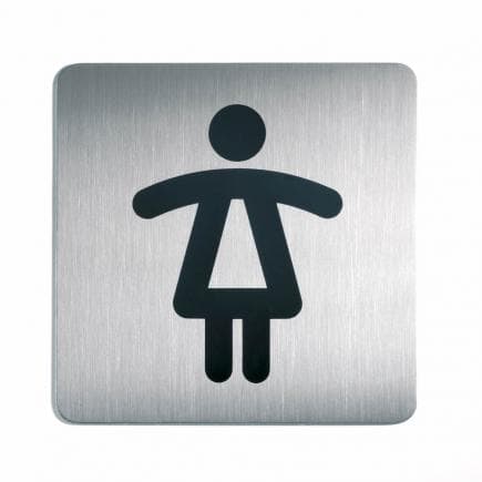 DURABLE 4956-23 - Pictogramme WC femme 150x150 mm