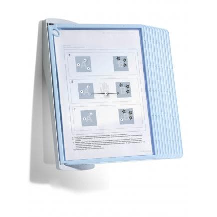 DURABLE 5911-00 - Porte-licence SHERPA® BACT-O-CLEAN WALL 10, couleurs assorties