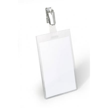 DURABLE 8002-19 - Porte-nom 90x60 mm avec clip (lot muliple)