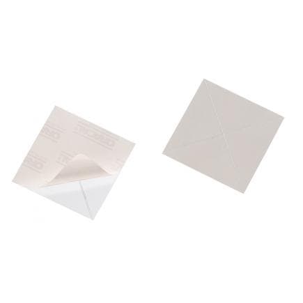 DURABLE 8281-19 - Pochette triangulaire Cornerfix® 75x75 mm adhésif, en vrac (lot muliple)
