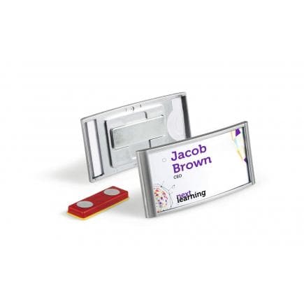DURABLE 8540-23 - Porte-nom CLASSIC 30x65 mm avec aimant (lot muliple)