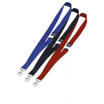 DURABLE 8682-01 - Cordon textile 20 avec mousqueton, emballage unique