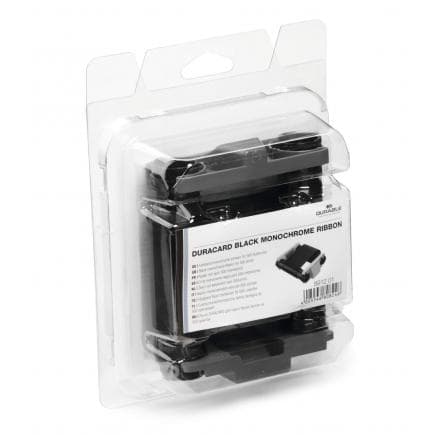 DURABLE 8912-01 - Ruban monochrome noir pour DURACARD®