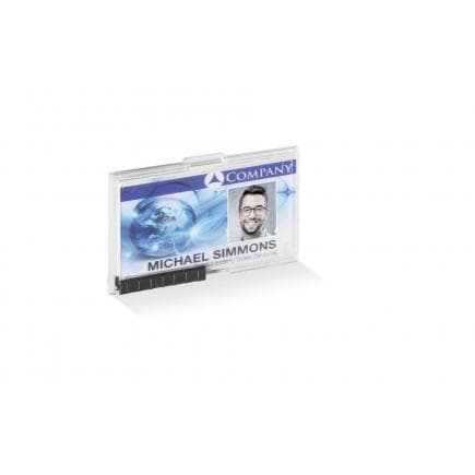 DURABLE 8922-19 - Porte-badge PUSHBOX pour 1 carte (lot muliple)