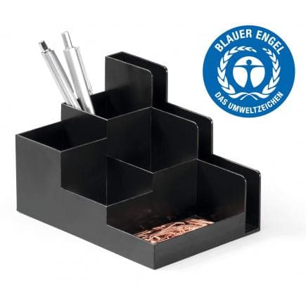 DURABLE 1701588058 - Organisateur de diapositives Optimo, 6 compartiments, certificat "Blue Angel", 162x110x118 mm, anthracite (lot muliple)