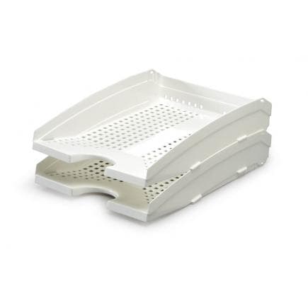 DURABLE 1701626010 - Corbeille à courrier Trend, empilable, format A4 et C4, 250x70x337 mm (lot muliple)