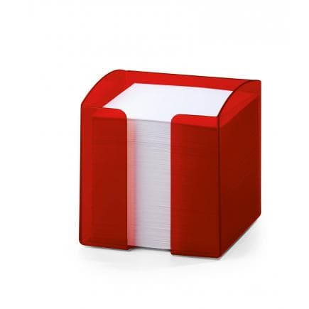 DURABLE 1701682400 - Porte-notes Trend, 800 feuilles blanches, ouverture frontale, 100x105x100 mm (lot muliple)